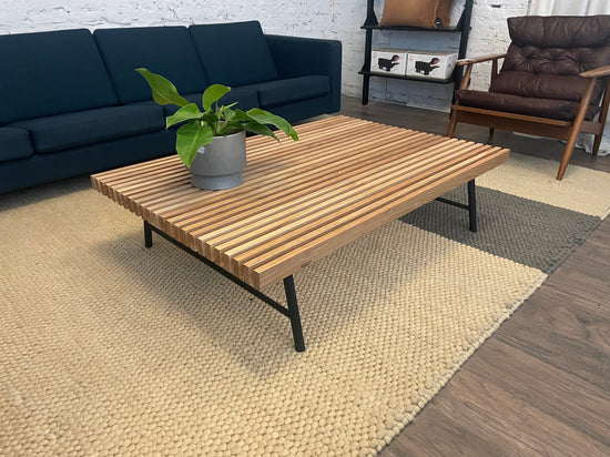 Transit Coffee Table Natural Ash Floor Model
