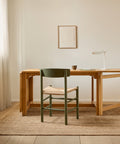 borge mogensen j39 dining chair and library dining table for fredericia furniture