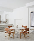 JG Round Table and Spanish Dining Chairs by Fredericia Furniture