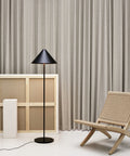 minimalist scandinavian black floor lamp