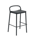 muuto linear bar stool in anthracite black 