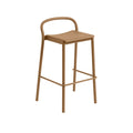 Muuto Linear Steel Bar Stool in burnt orange