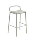 muuto linear bar stool in grey