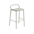 muuto linear bar stool in grey