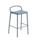 muuto linear bar stool in pale blue 