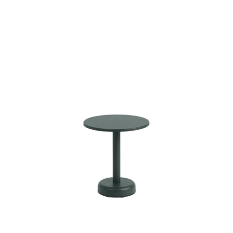 muuto linear coffee table in dark green