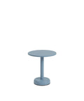 muuto linear coffee table in pale blue