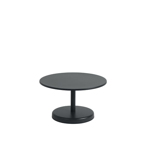 muuto linear coffee table in anthracite black