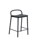 muuto linear counter stool in anthracite black