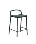 muto linear counter stool in dark green 