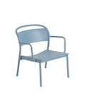 Linear Steel Lounge Armchair by Muuto in pale blue