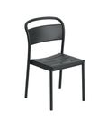 linear side chair by muuto in anthracite black