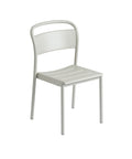 linear side chair by muuto in grey