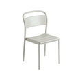 linear side chair by muuto in grey