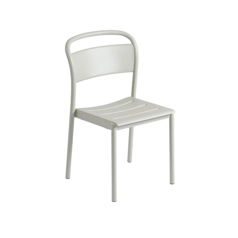 linear side chair by muuto in grey