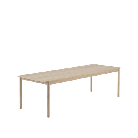 linear wood oak dining table by muuto