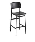 muuto loft bar stool black