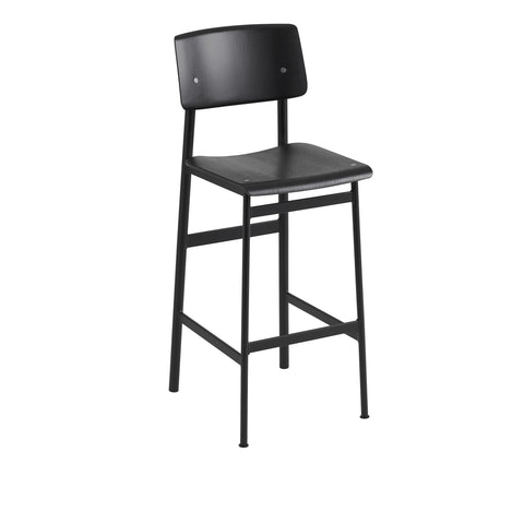 muuto loft bar stool black