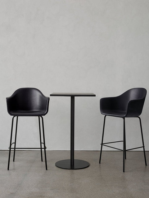 Audo Copenhagen Harbour Arm Chair, Counter & Bar Height, Upholstered in a styled interior