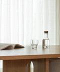 oak Androgyne Dining Table designed by Danielle Siggerud for Audo Copenhagen