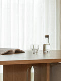 oak Androgyne Dining Table designed by Danielle Siggerud for Audo Copenhagen