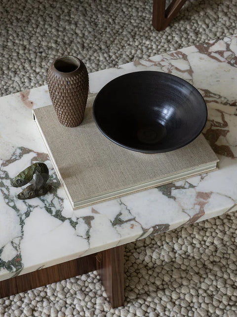 scandinavian home decor on a marble coffee table by audo copenhagen