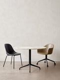 Audo Copenhagen Harbour Arm Chair, Dining Height, Upholstered with the Harbour Side Dining Chair