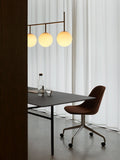 Audo Copenhagen Harbour Side Chair, Dining Height, Upholstered with the TR Bulb Suspension Frame