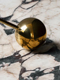 brass candleholder detail