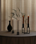 decorative candle holder on a tabletop for audo copenhagen