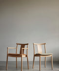 natural oak Merkur Dining Chair designed by Skogstad & Wærnes for audo copenhagen