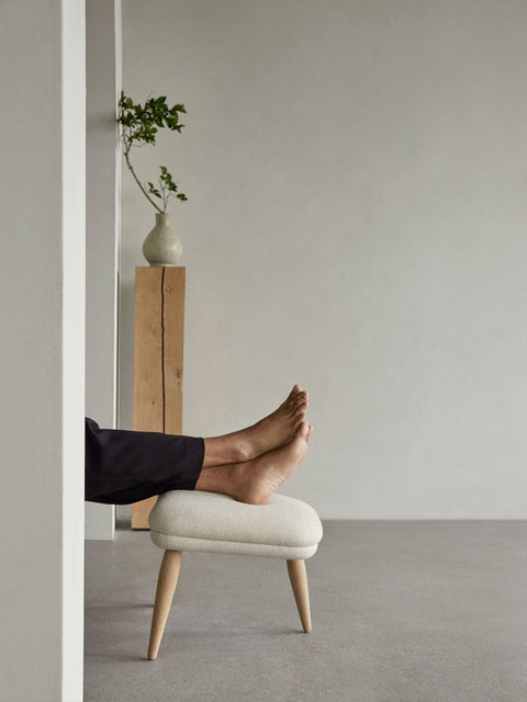Audo Copenhagen Oda Ottoman in a styled interior