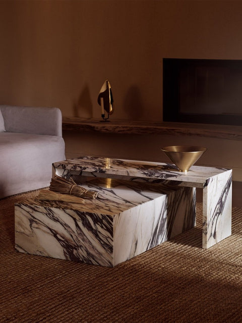 Audo Copenhagen Plinth Bridge with the Offset Sofa and the Plinth Low