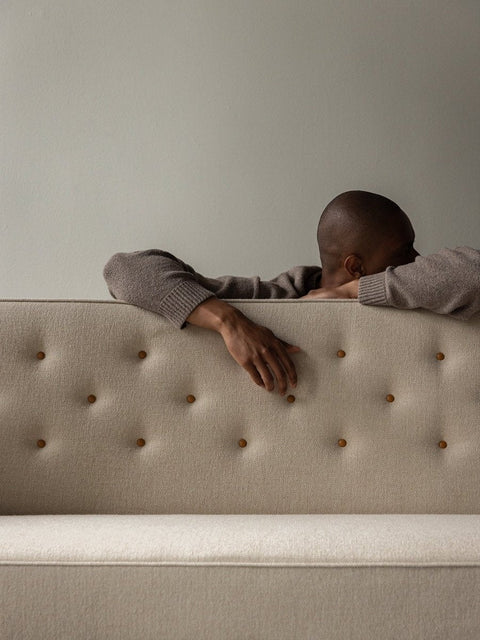 Audo Copenhagen Radiohus Sofa, 3-Seater in a styled interior