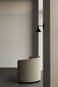 black and brass metal scandinavian wall lighting