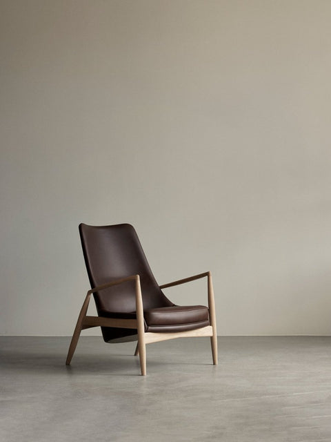 Audo Copenhagen Seal Lounge Chair, High Back in a styled interior