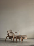 Audo Copenhagen Seal Lounge Chair, High Back with the Seal Ottoman