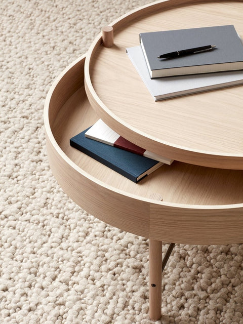 Audo Copenhagen Turning Table in a styled interior