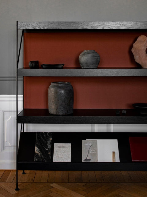 Audo Copenhagen Zet Storage System, 60" in a styled interior