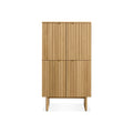 Murmur Storage Cabinet by Blu Dot in White Oak, front view