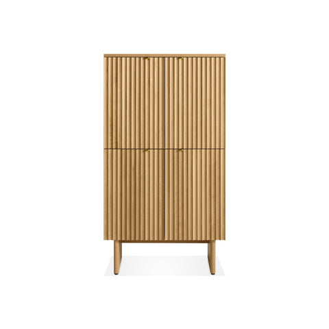 Murmur Storage Cabinet by Blu Dot in White Oak, front view