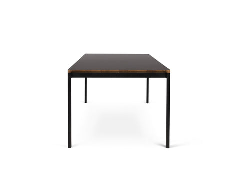 Meet Table, Black Laminate w/Oak Edges by Bent Hansen
