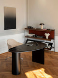 black eclipse desk designed by Fred Rigby Studio for audo copenhagen