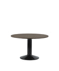 midst table by muuto in dark oak and black base 