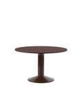 midst table by muuto in dark red 