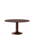 midst table by muuto in dark red 