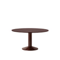 midst table by muuto in dark red 