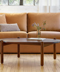 contemporary coffee table and sofa by canadian furniture company gus modern