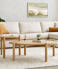 contemporary sofa and coffee table by canadian furniture company gus modern