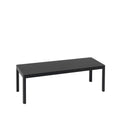 muuto square coffee table in black linoleum 